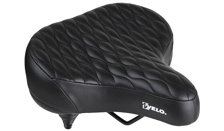 Black Large Saddle Seat Bike Bicycle Cruiser Chopper Comfort with Back Support for sale online 